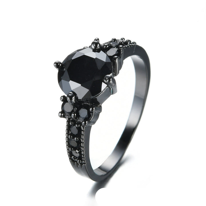 Zircon ring women's beauty ring