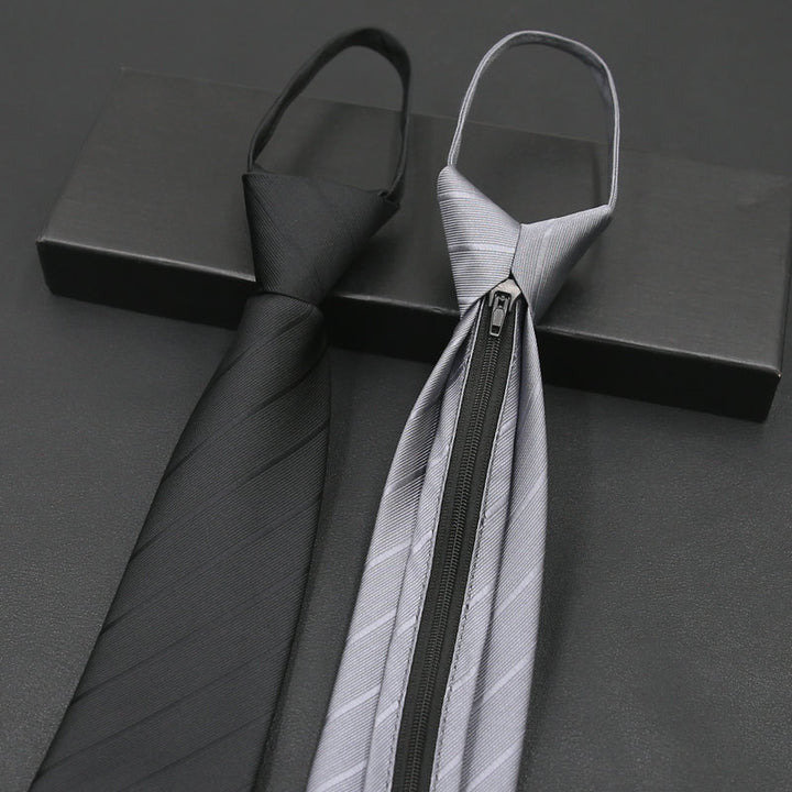 Men's Formal Wear Business Zipper Tie-free